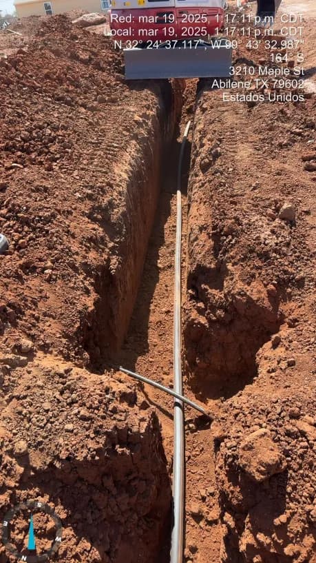 Running cables underground